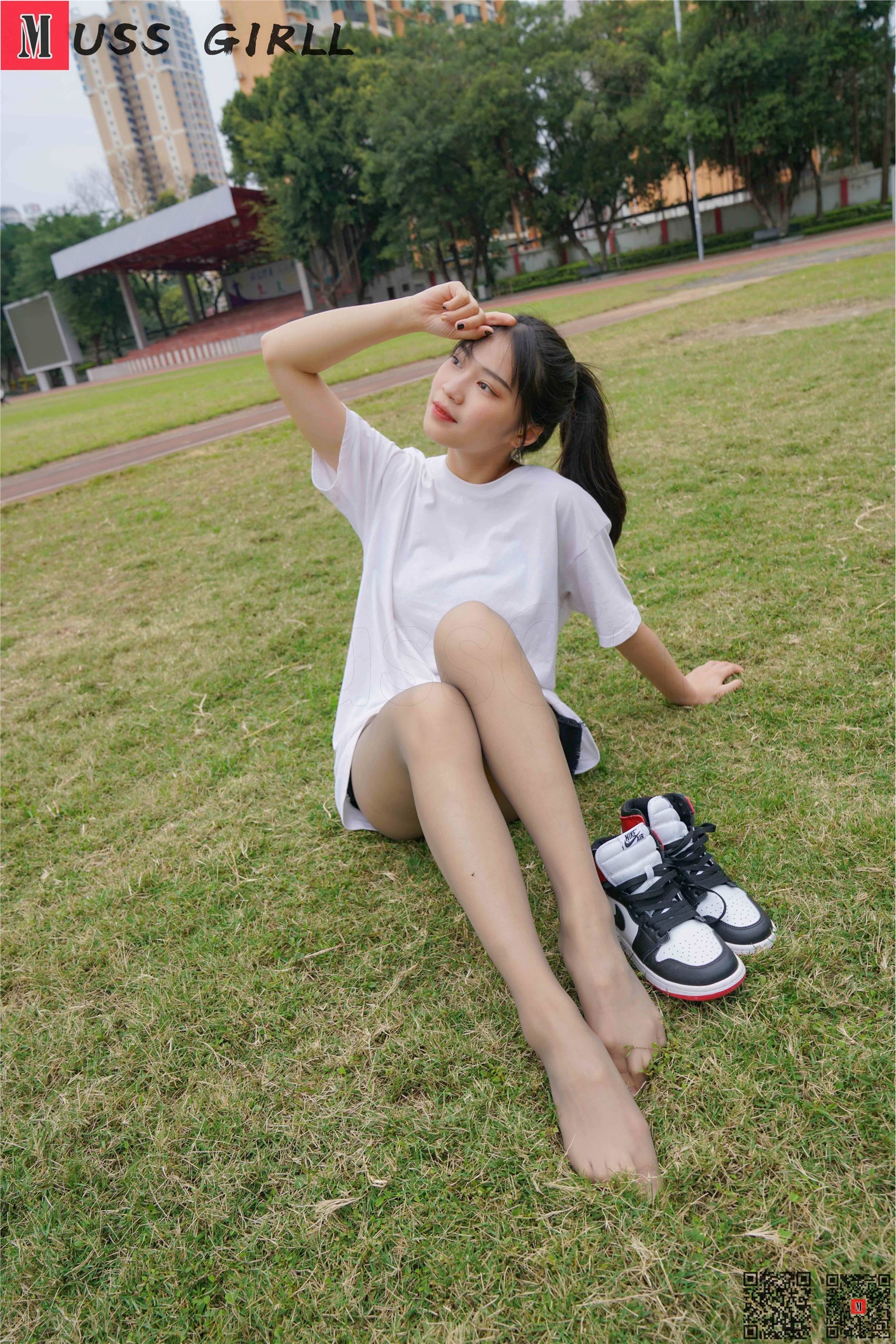 MussGirl慕丝女郎  NO.169 操场白衣裙